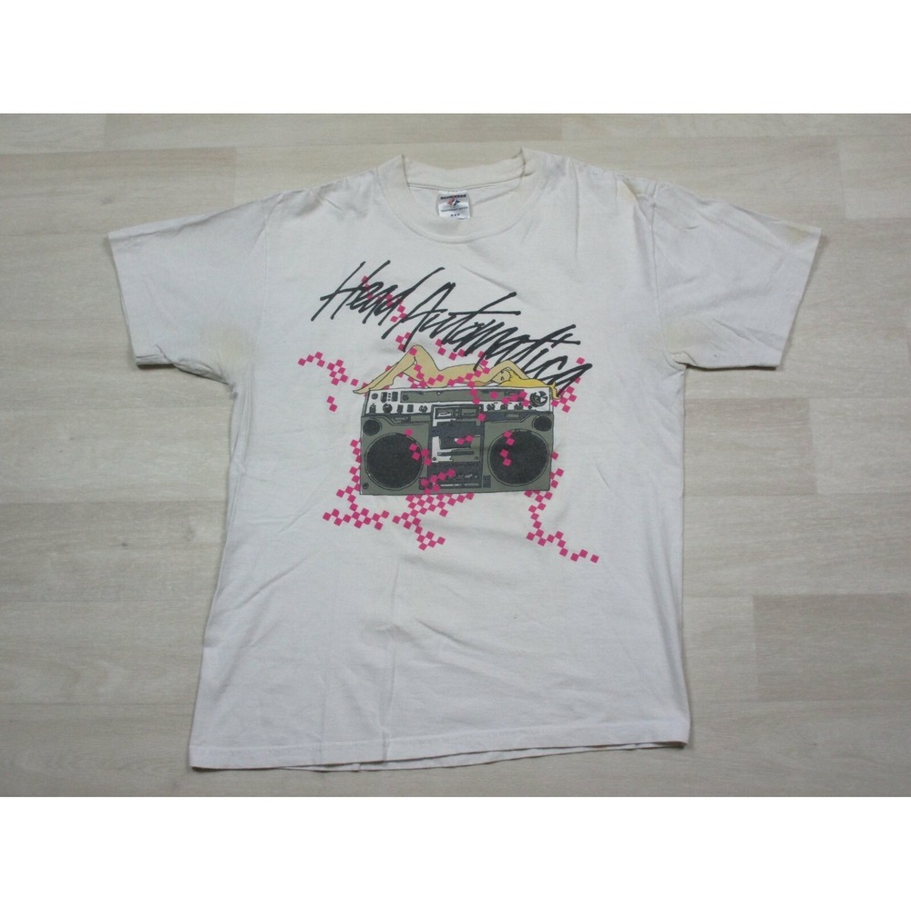 Vintage Y2K Head Automatica T-Shirt Medium Hardcore Glassjaw Deftones Incubus